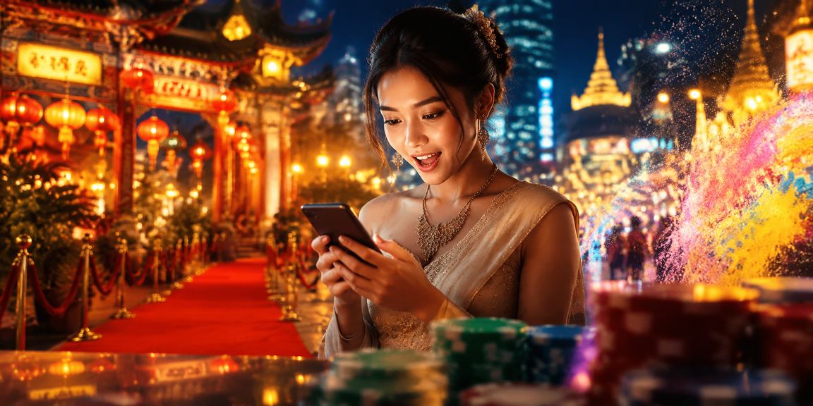 ရန်ကုန်မြို့ရှိ သင်္ကြန်ပွဲတော်အတွင်း ဖုန်းဖြင့် ပရိုမိုးရှင်းများ အသုံးပြုနေခြင်း